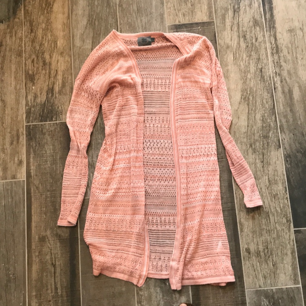 Pink cardigan